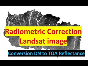 Radiometric and atmospheric correction of satellite images in ArcGIS