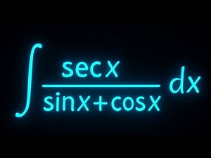 🌐Integral of sec(x) / (sin(x) + cos(x)) 🔍 | Trig Identities & U-Substitution |✨ Calculus Explained