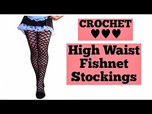 How To Crochet Fishnet Stockings// Crochet Fishnet Tights//Crochet Fishnet Pantyhose For All Sizes