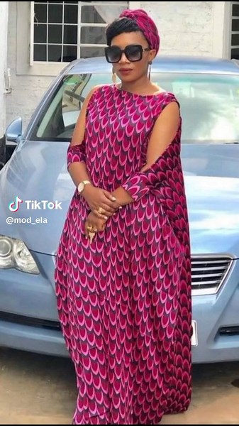 Modèles de Robes en Pagne Simple et Élégante - Robe Longue Africaine