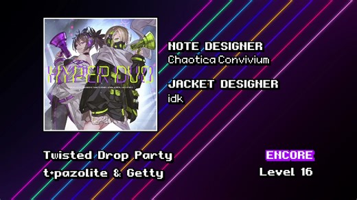 [vivid/stasis | 自制谱] Twisted Drop Party ENCORE 16