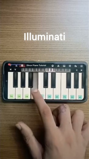 Illuminati | Easy Piano Tutorial | #shorts