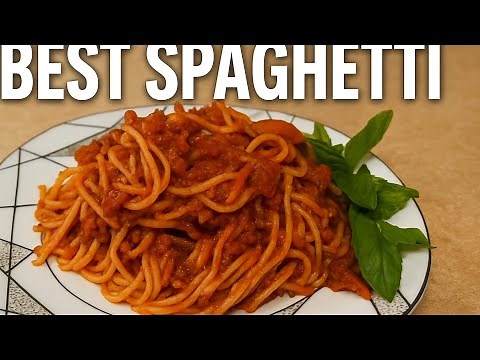The Best Spaghetti You’ll Ever Make | Easy Homemade Spaghetti Recipe 🍝