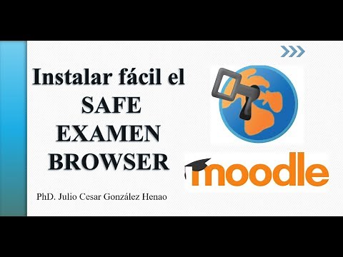 Instalación fácil del SAFE EXAM BROWSER para moodle