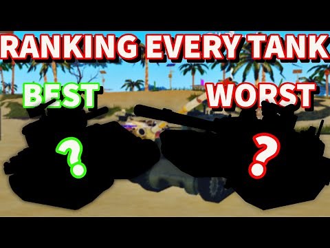 RANKING EVERY TANK IN WAR TYCOON