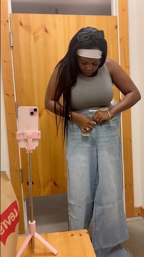 Levi’s Shaping Wide Leg Jeans Try On💧 @LEVIS #jeans #tryonhaul #fashion #shopping