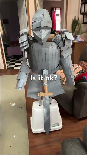 Cardboard knight armor