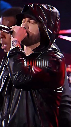 Who's killing it more — Eminem or his sign translator? 😬 #rap #eminem #music