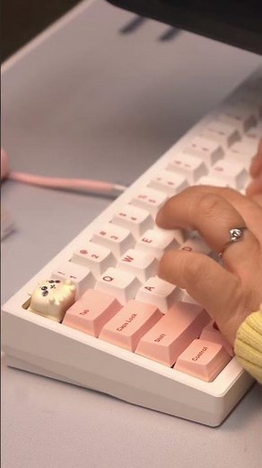 Marbly sound switch - Durock Ice King Linear #mechanicalkeyboard #keyboardasmr #customkeyboard