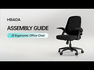 Assembly Video | How to assemble hbada office chair of model HDNY155WMG