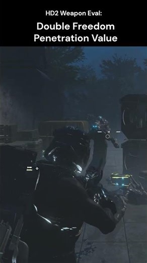 HD2 Wpn Eval: Double Freedom Penetration Value #helldivers2 #gaming