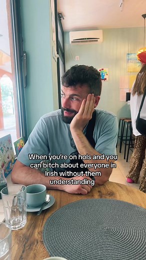 Gaeilge being your own secret language on hols supremacy 🤣🤣🤣 #gaeilge