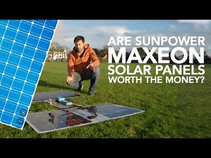 SunPower MAXEON worth extra cost? Poor light solar panel test vs. conventional 100W Dokio panel [4K]
