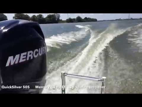 Mercury Four stroke Efi 60 hp, HD Spitfire propeller test