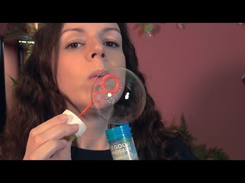 ASMR Blowing Bubbles in your Face