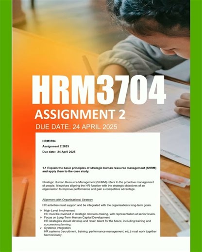 HRM3704 Assignment 2 2025 Due 24 April 2025176