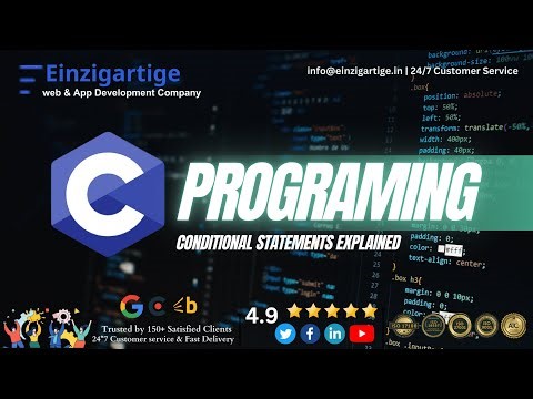 C Programming for Beginners - Part 6 | Conditional Statements Explained (if & switch)
