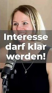 Interesse darf klar werden