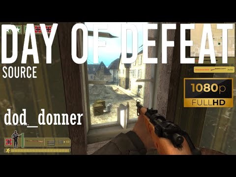 Day of Defeat Source - Professional Rifleman - dod_donner Gameplay [1080p60FPS]