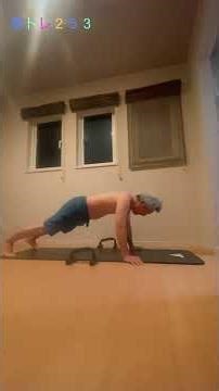 Fitness55 ５５才からの筋トレ２５３ プッシュアップ４０回