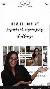 What's included in this free paperwork organizing challenge 🤔