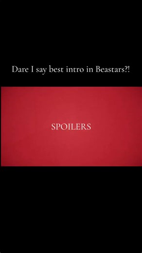 Literally cried while watching the intro, it has came to an end! I feel so sad, not excited today. I just LOVE this intro, I couldn't sleep because of it. I know that sounds weird but I didn't watch the whole entire episode. #beastars #peakstars #legoshibeastars #louisbeastars #melonbeastars @アニメ「BEASTARS〈ビースターズ〉」公式