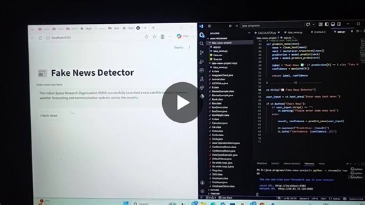 #python #fakenewsdetection #machinelearning #internship #pinnaclelabs #nlp #datascience #learningjourney | Indira Jena
