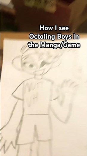 Specifically I was looking at Octoling boy fanart for inspiration but DAMN