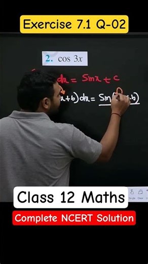 Exercise 7.1 Question 02 l Class 12 Maths NCERT #integration #calculus #class12maths