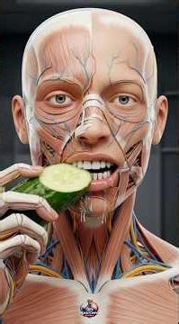 What happens inside your body when you eat cucumber #humanbody #3dmedical #cucumber