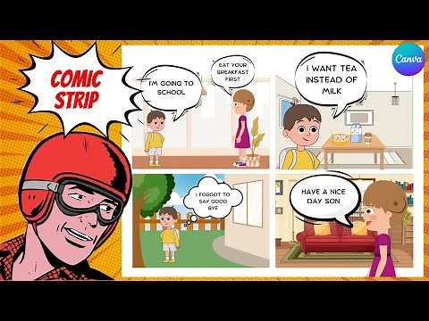 How to Make Comic Strip in Canva