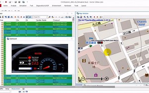 CANoe C-V2X V2I+V2V Demo 车联网 场景