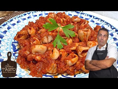 🦑 CALAMARES EN SALSA AMERICANA una receta impresionante, con un sabor brutal 🦑