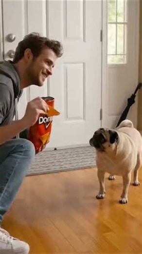 Pug Attack, 2011 Doritos Superbowl Commercial Redone by Sora. #funny #shorts #viral #superbowl