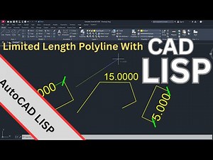 Discover the Secret of Fixed & Limited Length Polyline With AutoCAD Lisp