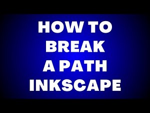 How to Break Path in Inkscape?