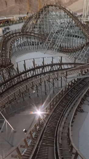 Colossus at Six Flags Qiddiya City 🙌 Would you ride 3 times in a row? | Six Flags