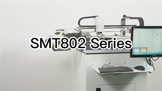 SMT802A Mini High Speed Led Light Making Chip Mounter Smd Pcb Production Desktop Automatic Pick and Place Machine Smt Line
