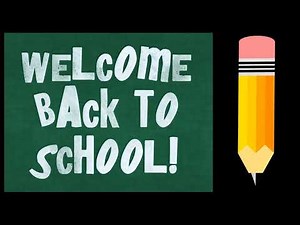 Welcome - Back To School | Background Banner # 9