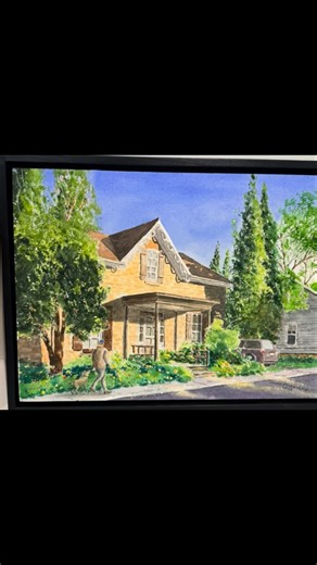 Take a walk down the streets with our local watercolourist David McAuslan. Painting from his home in Carleton Place, Dave draws inspiration from his personal experiences, people he knows, places he has visited, nature and every day objects and activities. His painting service as a means to share his observations, imagination and thoughts with others. You will often find local Carleton Place scenes in the gallery. #canadianartists🇨🇦 #ottawaartist #ottawagallery #carletonplacegallery #downtownca