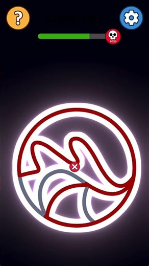 Level 107 😈 | #shorts #elitepuzzle #singlelineonly #mindcontrol