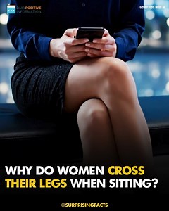 10K views · 12 reactions | Here's why women cross their legs, and it's not just comfort  | Surprising Facts | Facebook