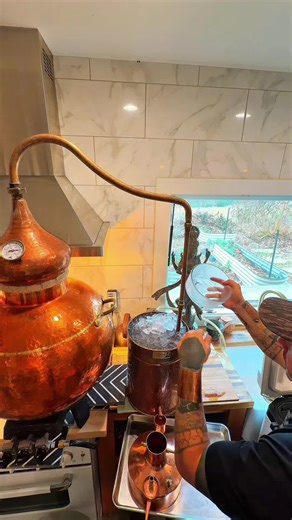 Distillation has always been more than a technical process. The old alchemists understood that when you distill something you are not only separating compounds. You are refining a spirit. Heat is applied. Pressure builds. Vapors rise. What was once dense becomes subtle and lifted. Then it cools and returns in a more concentrated form. Working with a copper alembic still has a way of reflecting that same process back onto the person running it. The hours are slow and patient. Small adjustments ch