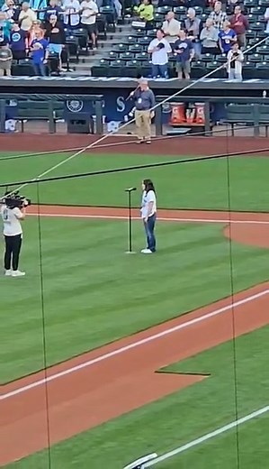 BRAVO! Centralia's Chihiro Bringman earned wild applause for her rendition of The Star-Spangled Banner ahead of a Seattle Mariners game at T-Mobile Park in Seattle on Tuesday evening. Bringman, who graduated this year as a top 10 student at Centralia HIgh School, plans to attend Stonehill College in Boston, Massachusetts, on a swimming scholarship to continue her athletic and collegiate studies. Her performance on Tuesday followed a previous performance of the national anthem at a Tacoma Rainier