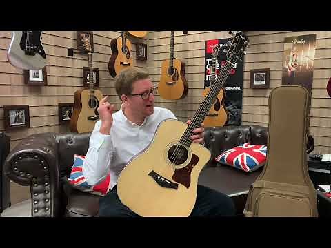 Taylor 210ce Dreadnought Cutaway Electro Acoustic Unboxing With James From Rimmers Music