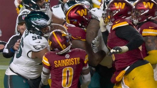 Numerous punches thrown in Eagles-Commanders brawl - Stream the Video - Watch ESPN