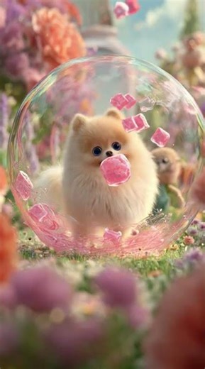 Small Dog, HUGE Bubbles! 😂 Hubba Bubba