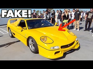 FAKE Ferrari F50 Owner Trolls Hypercar Meet!