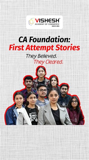 Vishesh Academy Hisar on Instagram: "Listen to these achievers talk about discipline, clarity, confidence, and guidance — the things that helped them believe they could do it. Because CA success begins in the mind. ✨ #cajourney #calife #cafoundation #castidents #hisar"