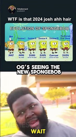 evolution of spongebob 💀